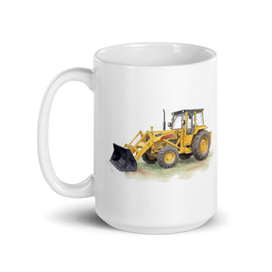 Massey Ferguson 50E Watercolor | White Glossy Mug - view 3