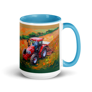 McCormick MC115 Splash Art | 15 oz Mug with Color Inside - Blue