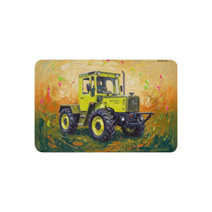 Furrow & Fields 37″×57″ Mercedes-Benz MB-trac 1100 Splash Art | Sherpa Blanket Quality Farmers Merch