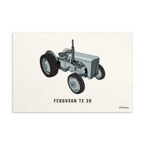 Furrow and Fields Postcard 4″×6″ Ferguson TE 20 | Postcard Quality Farmers Merch