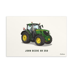 Furrow and Fields Postcard 4″×6″ John Deere 6R 250 | Postcard Quality Farmers Merch