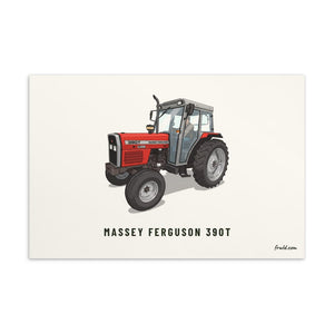 Furrow and Fields Postcard 4″×6″ Massey Ferguson 390T | Postcard Quality Farmers Merch