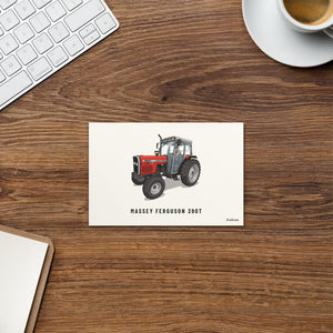 Furrow and Fields Postcard 4″×6″ Massey Ferguson 390T | Postcard Quality Farmers Merch