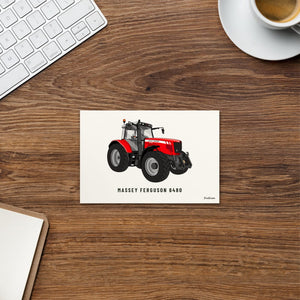 Furrow and Fields Postcard 4″×6″ Massey Ferguson 6480 | Postcard Quality Farmers Merch