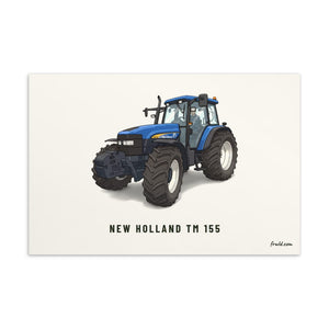 Furrow and Fields Postcard 4″×6″ New Holland TM 155 | Postcard Quality Farmers Merch