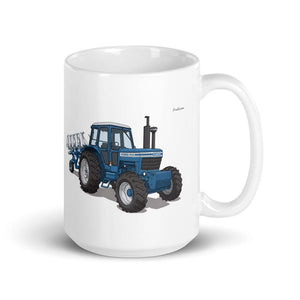 Furrow & Fields 11 oz Ford 9700 Illustration | White Glossy Mug Quality Farmers Merch