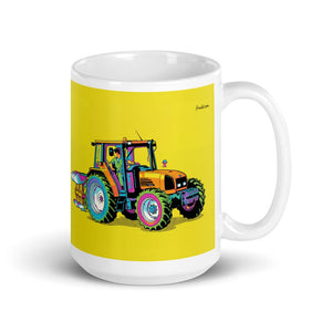 Furrow & Fields 11 oz Renault Ceres 340X Pop Art | White Glossy Mug Quality Farmers Merch