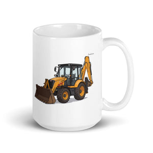 Furrow & Fields 11 oz Terex 860 Elite Illustration | White Glossy Mug Quality Farmers Merch