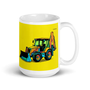 Furrow & Fields 11 oz Terex 860 Elite Pop Art | White Glossy Mug Quality Farmers Merch