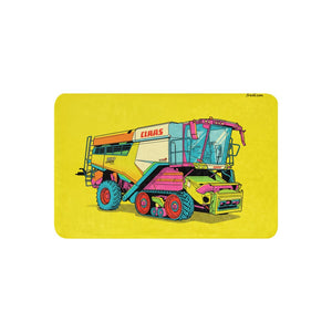 Furrow & Fields 37″×57″ CLAAS Lexion 8600 TerraTrac Pop Art | Sherpa Blanket Quality Farmers Merch