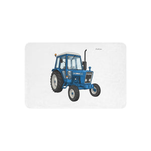 Furrow & Fields 37″×57″ Ford 4600 Cartoon (Front) | Sherpa Blanket Quality Farmers Merch