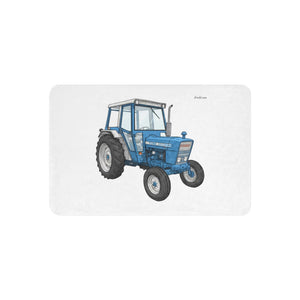 Furrow & Fields 37″×57″ Ford 4600 Cartoon | Sherpa Blanket Quality Farmers Merch