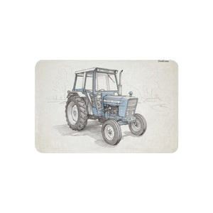 Furrow & Fields 37″×57″ Ford 4600 Pencil Sketch | Sherpa Blanket Quality Farmers Merch