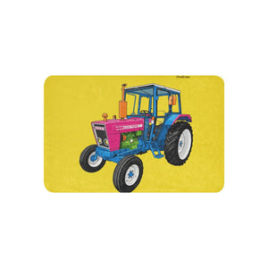 Furrow & Fields 37″×57″ Ford 4600 Pop Art (Pink) | Sherpa Blanket Quality Farmers Merch