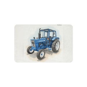 Furrow & Fields 37″×57″ Ford 4600 Watercolor (Side) | Sherpa Blanket Quality Farmers Merch