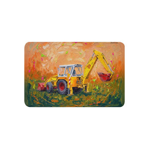 Furrow & Fields 37″×57″ JCB 4D II Splash Art | Sherpa Blanket Quality Farmers Merch