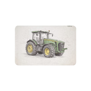 Furrow & Fields 37″×57″ John Deere 8345R Pencil Sketch | Sherpa Blanket Quality Farmers Merch