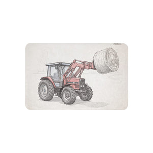Furrow & Fields 37″×57″ Massey Ferguson 3070 Autotronic Pencil Sketch | Sherpa Blanket Quality Farmers Merch