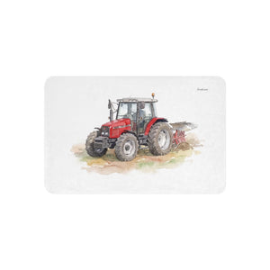 Furrow & Fields 37″×57″ Massey Ferguson 6255 Watercolor | Sherpa Blanket Quality Farmers Merch