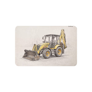 Furrow & Fields 37″×57″ Terex 860 Elite Pencil Sketch | Sherpa Blanket Quality Farmers Merch