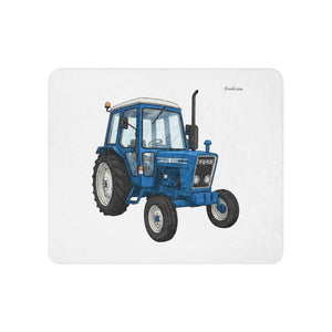 Furrow & Fields 50″×60″ Ford 4600 Cartoon (Front) | Sherpa Blanket Quality Farmers Merch