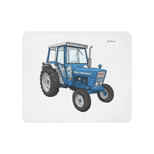 Furrow & Fields 50″×60″ Ford 4600 Cartoon | Sherpa Blanket Quality Farmers Merch
