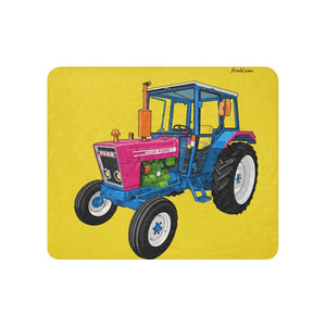 Furrow & Fields 50″×60″ Ford 4600 Pop Art (Pink) | Sherpa Blanket Quality Farmers Merch