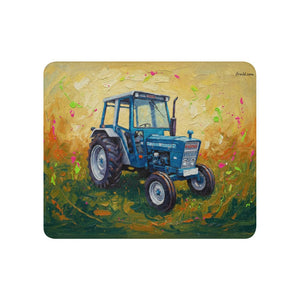 Furrow & Fields 50″×60″ Ford 4600 Splash Art | Sherpa Blanket Quality Farmers Merch