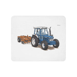 Furrow & Fields 50″×60″ Ford 7810 Generation III | Sherpa Blanket Quality Farmers Merch