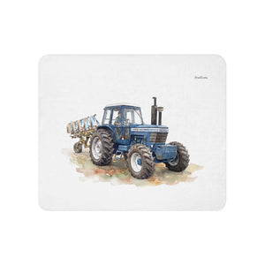 Furrow & Fields 50″×60″ Ford 9700 Watercolor | Sherpa Blanket Quality Farmers Merch