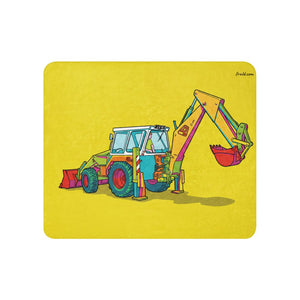 Furrow & Fields 50″×60″ JCB 4D II Pop Art | Sherpa Blanket Quality Farmers Merch