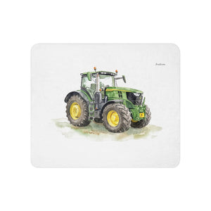 Furrow & Fields 50″×60″ John Deere 6R 250 Watercolor | Sherpa Blanket Quality Farmers Merch