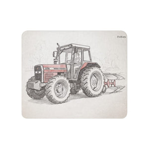 Furrow & Fields 50″×60″ Massey Ferguson 375 Pencil Sketch | Sherpa Blanket Quality Farmers Merch