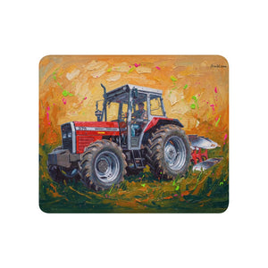 Furrow & Fields 50″×60″ Massey Ferguson 375 Splash Art | Sherpa Blanket Quality Farmers Merch