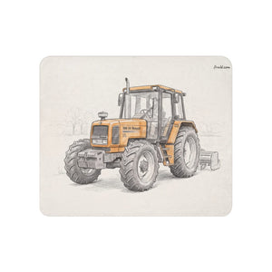 Furrow & Fields 50″×60″ Renault 106-54 TL Pencil Sketch | Sherpa Blanket Quality Farmers Merch