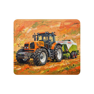 Furrow & Fields 50″×60″ Renault Atles 926 RZ Splash Art | Sherpa Blanket Quality Farmers Merch
