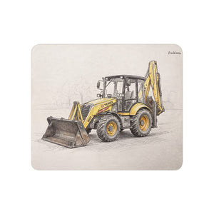 Furrow & Fields 50″×60″ Terex 860 Elite Pencil Sketch | Sherpa Blanket Quality Farmers Merch