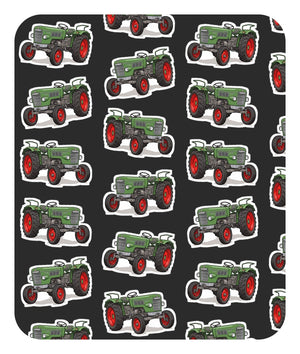 Furrow & Fields Baby Bodysuit Baby Fendt Farmer 2 Tractor Bodysuit – Charcoal Pattern Quality Farmers Merch