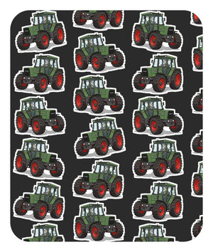 Furrow & Fields Baby Bodysuit Baby Fendt Favorit 611 Tractor Bodysuit – Charcoal Pattern Quality Farmers Merch