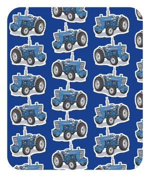 Furrow & Fields Baby Bodysuit Baby Ford 3000 Tractor Bodysuit – Blue Pattern Quality Farmers Merch