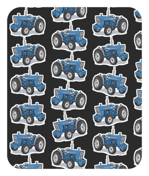 Furrow & Fields Baby Bodysuit Baby Ford 3000 Tractor Bodysuit – Charcoal Pattern Quality Farmers Merch
