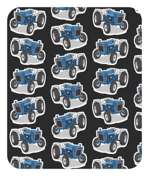 Furrow & Fields Baby Bodysuit Baby Ford 3600 Tractor Bodysuit – Charcoal Pattern Quality Farmers Merch