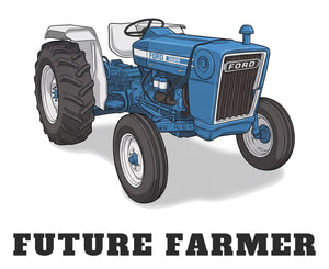 Furrow & Fields Baby Bodysuit Baby Ford 3600 Tractor Bodysuit – Future Farmer Quality Farmers Merch