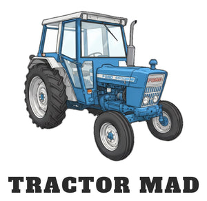 Furrow & Fields Baby Bodysuit Baby Ford 4600 Tractor Bodysuit – Tractor Mad Quality Farmers Merch