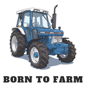 Furrow & Fields Baby Bodysuit Baby Ford 5610 Tractor Bodysuit – Born to Farm Quality Farmers Merch