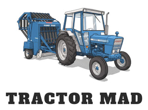 Furrow & Fields Baby Bodysuit Baby Ford 7600 Tractor Bodysuit – Tractor Mad Quality Farmers Merch