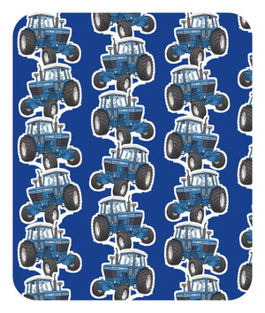 Furrow & Fields Baby Bodysuit Baby Ford 7700 Tractor Bodysuit – Blue Pattern Quality Farmers Merch