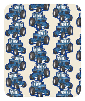 Furrow & Fields Baby Bodysuit Baby Ford 7700 Tractor Bodysuit – Cream Pattern Quality Farmers Merch