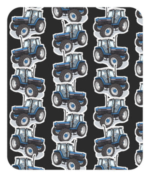 Furrow & Fields Baby Bodysuit Baby Ford 7740 Tractor Bodysuit – Charcoal Pattern Quality Farmers Merch