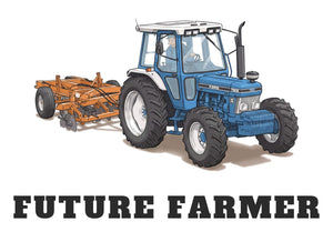 Furrow & Fields Baby Bodysuit Baby Ford 7810 Tractor Bodysuit – Future Farmer Quality Farmers Merch